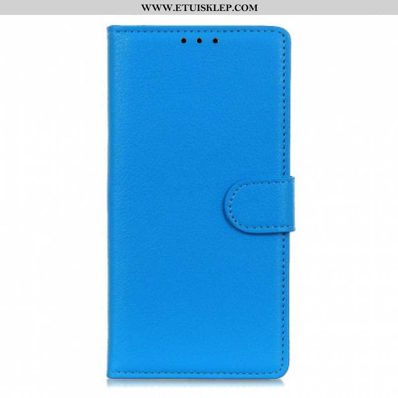 Etui Folio do Xiaomi Redmi Note 10 / 10S Efekt Skóry Liczi Premium